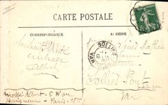 Vintage Postcard German Holy Tree in Bush hammer the oak of the English