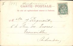 Vintage Postcard Tree Drill of Fontainebleau the oak charne