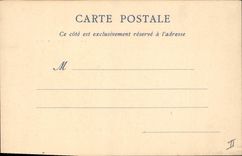 Vintage Postcard Tree Algeria Study of olive-trees Donkey mule