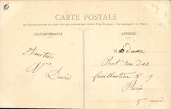 Vintage Postcard Tree Under wood with the Holy paradise Die