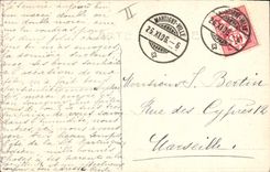 Vintage Postcard Fantasy Woman Letters Letter R Children Pierrot