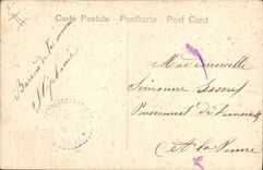 Vintage Postcard Fantasy Woman Letters Letter S Boat