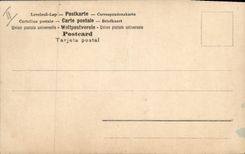 Vintage Postcard Fantasy Woman Letters Letter U