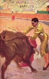 Postal Corrida Corrida de toros un Volapie Varelito