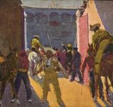 CPA Corrida Course de taureaux Bertuchi 