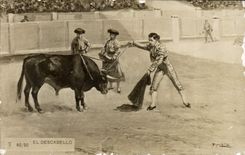 CPA Corrida Course de taureaux El Descabello 