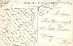 CPA Militaria Une bonne partie Jeu de cartes