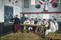 CPA Militaria Infanterie Etude des eleves caporaux