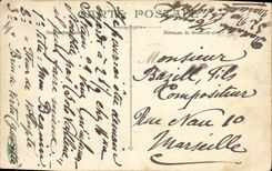 CPA Militaria Artillerie Tir au revolver