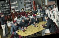 CPA Militaria La cantine