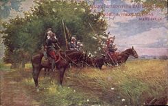 CPA Militaria Les Dragons