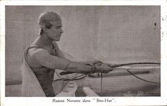 Vintage Postcard Cinema Ramon Novarro in Ben Hur