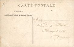 Vintage Postcard Cinema Old people's home of the stage actors has Pont with the Ladies Couilly Grand living room of the castle