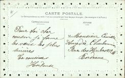 CPA Brodee Fantaisie Fleurs Hirondelle