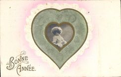 CPA Brodee Fantaisie Coeur Enfant