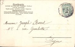 Vintage Postcard Fantasy Flowers Clover Swallows