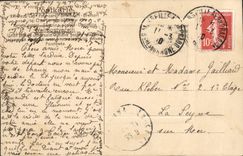 CPA Fantaisie Moissons Cheval 