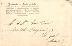 Vintage Postcard Fantasy Flowers Angels