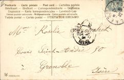 Vintage Postcard Fantasy Flowers Clover Shoe