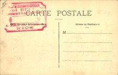 Vintage Postcard Evian Tennis Baths the park of the Sports