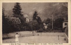 Vintage Postcard Tennis Breaks Snows the Mug Seen on the Mount Rachel