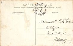 Vintage Postcard Tennis Castle of Anet Seen taken of the park