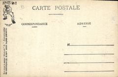 CPA Puzzle Militaria Essai de decollage Avion Aviation 