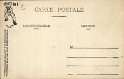 CPA Puzzle Militaria L'initiation Avion Aviation 