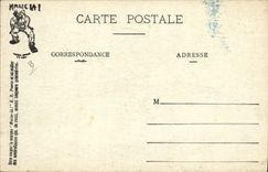 CPA Puzzle Militaria Le capotage Avion Aviation 