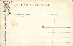 Vintage Postcard Militaria Puzzle With the canteen Cantata of the spirits