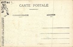 CPA Puzzle Militaria Hydrotherapie Avion Aviation 