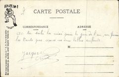 CPA Puzzle Militaria Mes ustensiles et fourbis militaires 