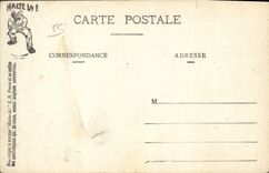 CPA Puzzle Militaria L'arrivee des novices Joyeuse bienvenue 