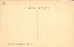 Vintage Postcard Tree St Trojan the Baths Island of Oleron the drill