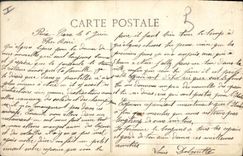 Vintage Postcard Arbre Peira Undermined estival Station Foret of Meiris