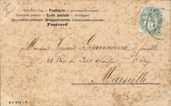 Vintage Postcard Fantasy Woman Letters Letter V