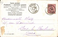 Vintage Postcard Fantasy Children Letters Letter W