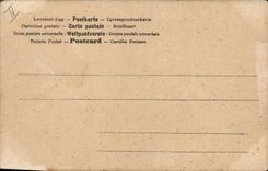 Vintage Postcard Fantasy Woman Letters Letter X