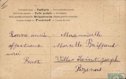 Vintage Postcard Fantasy Woman Letters Letter Y