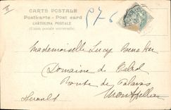 Vintage Postcard Fantasy Woman Letters Letter Z