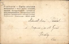 Vintage Postcard Fantasy Woman Letters Letter Z Ski