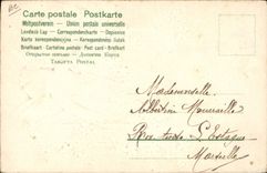 CPA Fantaisie Ange Lettres Lettre M 