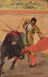 Postal Corrida Corrida de toros Paso Natural Chicuelo
