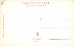 Postal Corrida Corrida de toros Cambiando el por en sill