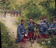 CPA Militaria La mitrailleuse