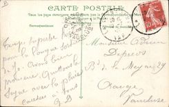 CPA Militaria La vie du marin Signaux a bras