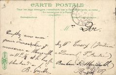 Vintage Postcard Militaria life of the sailor music on the face