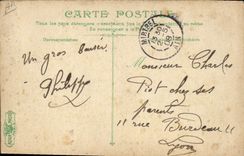 Vintage Postcard Militaria the life of the Mise sailor has the water of a Bateau whale-boat