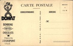 Vintage Postcard Donat Cinema