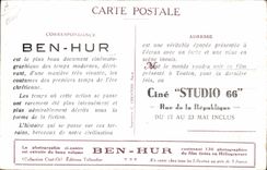 Postal Cine el orador Arrius adopta al príncipe esclavo que lo tiene segura del naufragio